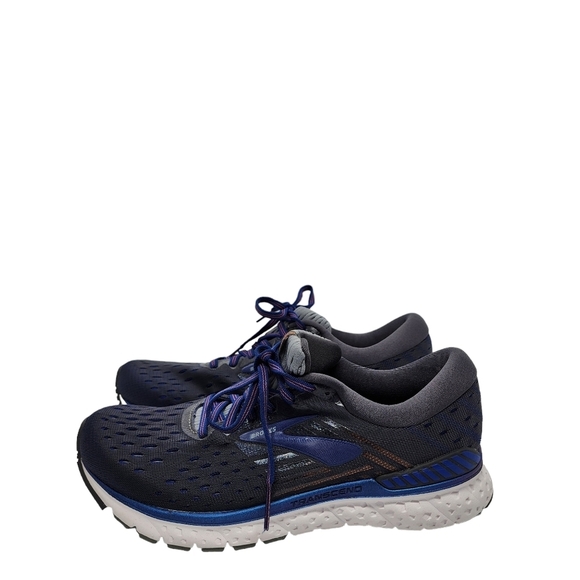 Brooks Men\'s Transcend 6 Running Shoes Ebony/Blue/Mandarin - 8 main image 7